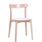 Dřevěné bistro židle LUKE P možnost stohování 